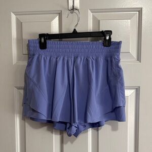 Lululemon Shake It Out HR Running Short- Dusty Lilac